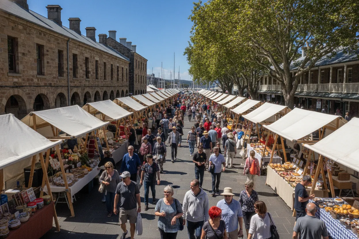 Saturday Salamanca Market Visit